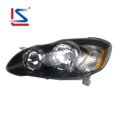 Toyota Corolla 2005-2008 USA ASSEMBLY HEADLAMP Black-عمده فروشی OEM/تعویض پس از فروش